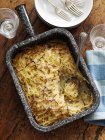 Grated potato gratin — Stock Photo