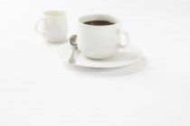 Cup of black coffee — Stock Photo