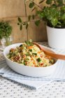 Salada Bulgur com pepino — Fotografia de Stock