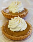 Mini pumpkin pies — Stock Photo