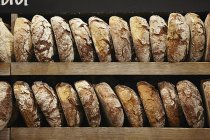 Loaves of organic bread — Stock Photo