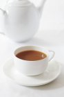 Cup of redbush tea — Stock Photo