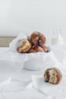 Mini donuts de geleia — Fotografia de Stock