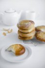 Homemade mascarpone buns — Stock Photo