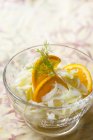 Салат из фенхеля с апельсинами — стоковое фото