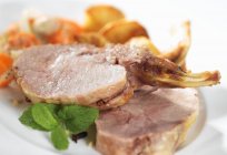 Roasted pork chops — Stock Photo