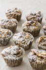 Mini muffins with dried fruit — Stock Photo