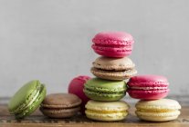Colored Assorted macaroons — Stock Photo