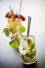 Cocktail fatto con rum bianco — Foto stock