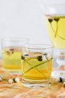 Jalea de limón en vasos - foto de stock