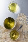Lemon jelly in glass jars — Stock Photo