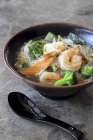 Rice noodle soup — Stock Photo