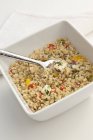 Couscous-Salat mit Paprika — Stockfoto