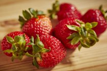 Fresh Organic strawberries — Stock Photo