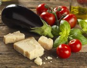 Ингредиенты для соуса из макарон — стоковое фото