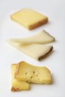 Three types of cheese — Stock Photo
