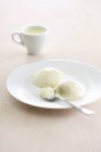 Panna cotta cream dessert — Stock Photo