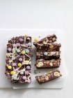 Chocolate pastel de nevera - foto de stock
