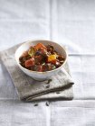 Beef goulash with pumpkin — Stock Photo