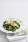 Insalata di spinaci con avocado e uova — Foto stock