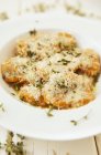 Kürbisgnocchi mit Parmesan — Stockfoto