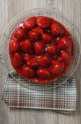Strawberry tart on cooling rack — Stock Photo