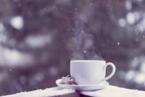 Tasse de thé chaud — Photo de stock