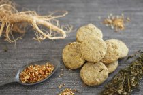 Biscuits aux graines de chanvre — Photo de stock