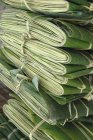 Banana leaves stacked — Stock Photo