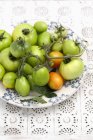 Pomodori di vite verdi — Foto stock
