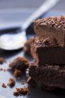 Torta al cioccolato senza glutine — Foto stock