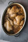 Roasted Cassoulet with chicken — Stock Photo