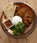 Capo Malese agnello al curry — Foto stock