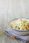 Apple and fennel salad with tarragon — Stock Photo