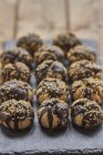 Spanische Kekse mit Schokolade — Stockfoto