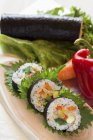 Rollos de sushi Ehomaki - foto de stock