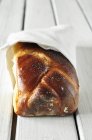 Bread plait with poppyseed — Stock Photo
