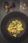Pumpkin risotto in pan — Stock Photo