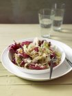 Радиккио и фенхелевый салат — стоковое фото