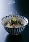 Reis mit grünem Tee — Stockfoto