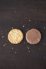 Biscuits à l'avoine au chocolat — Photo de stock