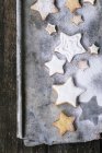 Sternförmige Kekse — Stockfoto