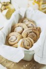 Swedish cinnamon buns — Stock Photo