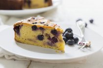 Blueberry and orange cake — Stock Photo