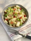 Картопляний салат з перцем — стокове фото