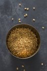 Fenugreek seeds in bowl — Stock Photo