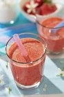 Cocktails aux fraises d'été — Photo de stock