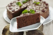 Beetroot and chocolate cake — Stock Photo