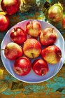 Fresh red apples — Stock Photo