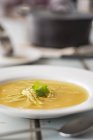 Soupe souabe avec bandes de crêpes — Photo de stock